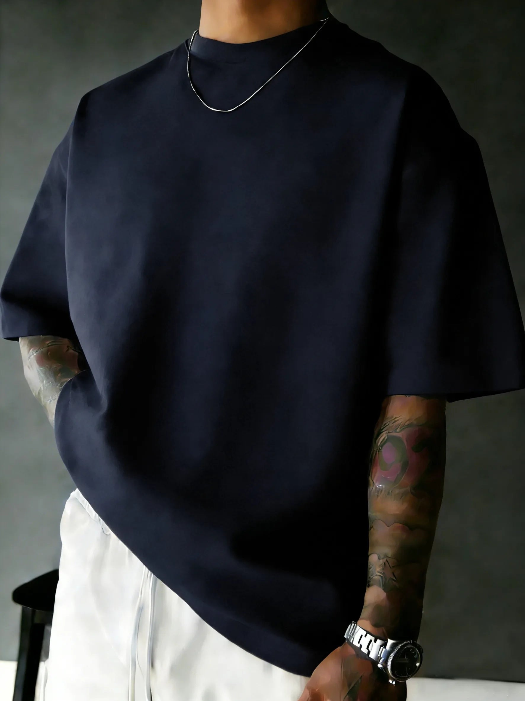 Summer Beach Cotton Short Sleeve For Man's Casual Loose Short Tops Breathable Comfy Basics T Shirts Sport Street Soft Streetwear